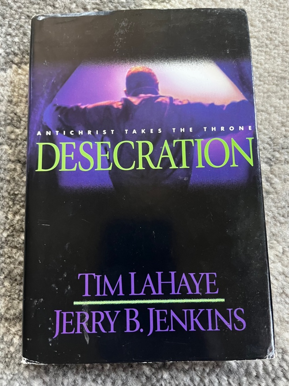 Black Coffee Table Book with Green Accent - Unbranded